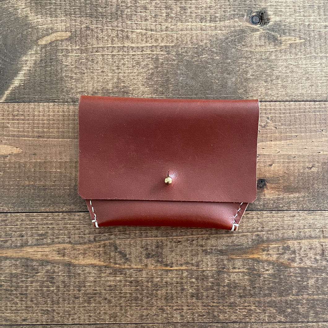 k(not) small wallet in mahogany